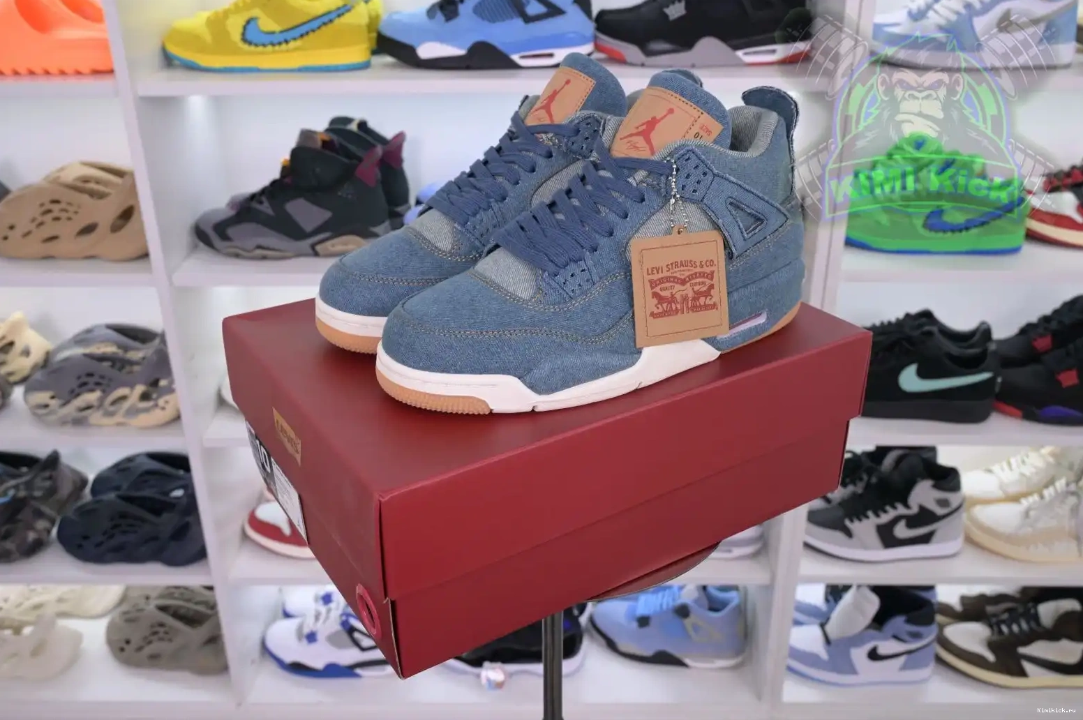 Jordan Air denim 4 retro levis Jordan Kimikick 0425